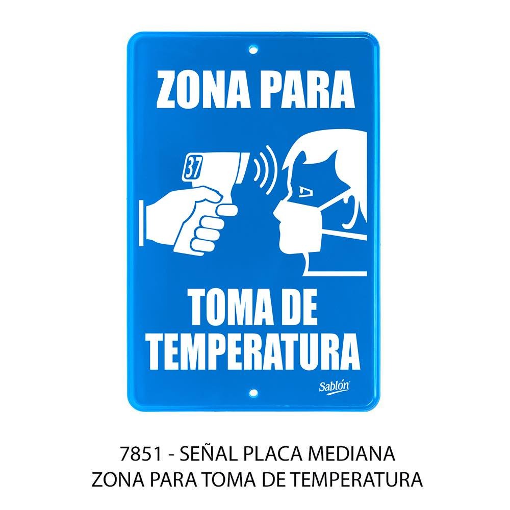 SENAL DE ZONA PARA TOMA DE TEMPERATURA 7851